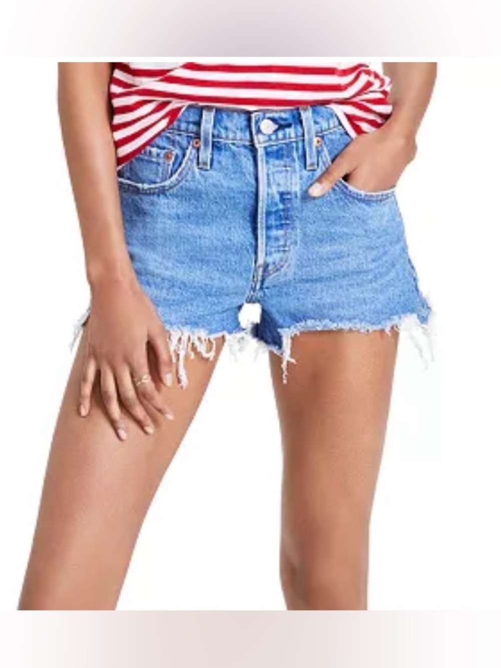 NWT Women's 501® Button Fly High-Rise Denim Shorts